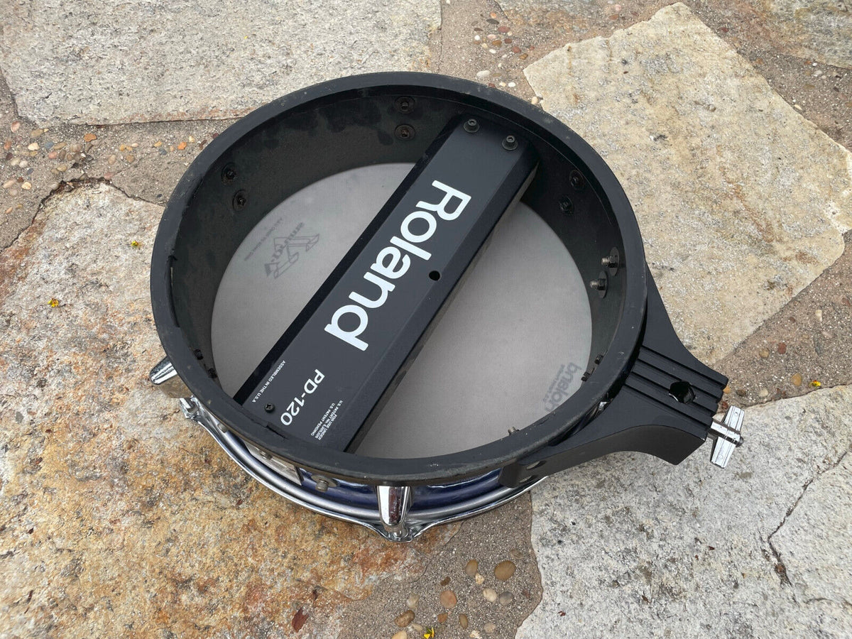 Roland pd120 v drum tom pd120 12" Mesh vdrum BLUE Blakes Drum Shop