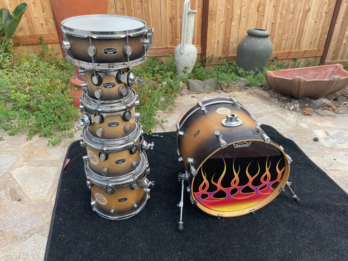 PDP Fs Birch 6pc Drum Set kit tobacco burst – Blakes Drum Shop