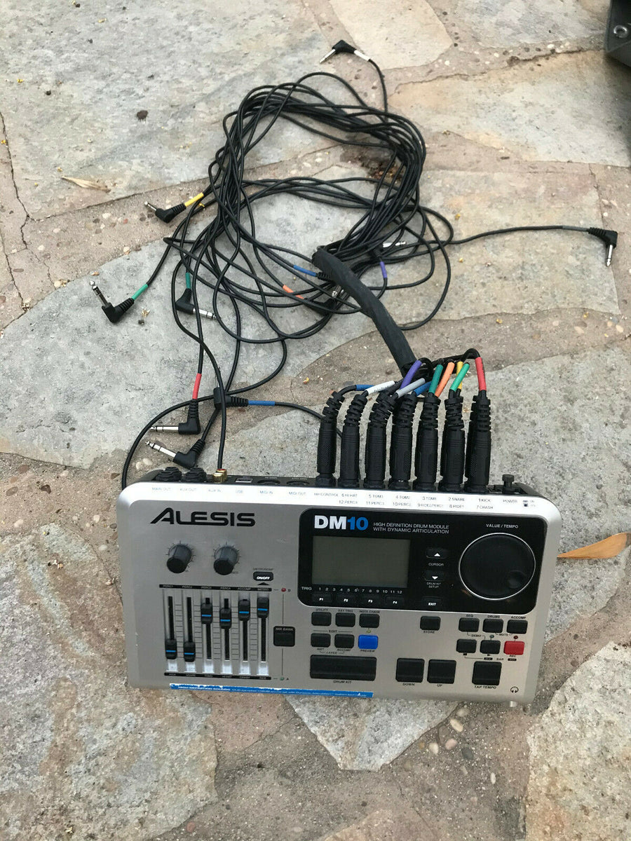 Alesis Dm10 Drum Module with Power Supply ALESIS CABLE SNAKE Blakes Drum Shop