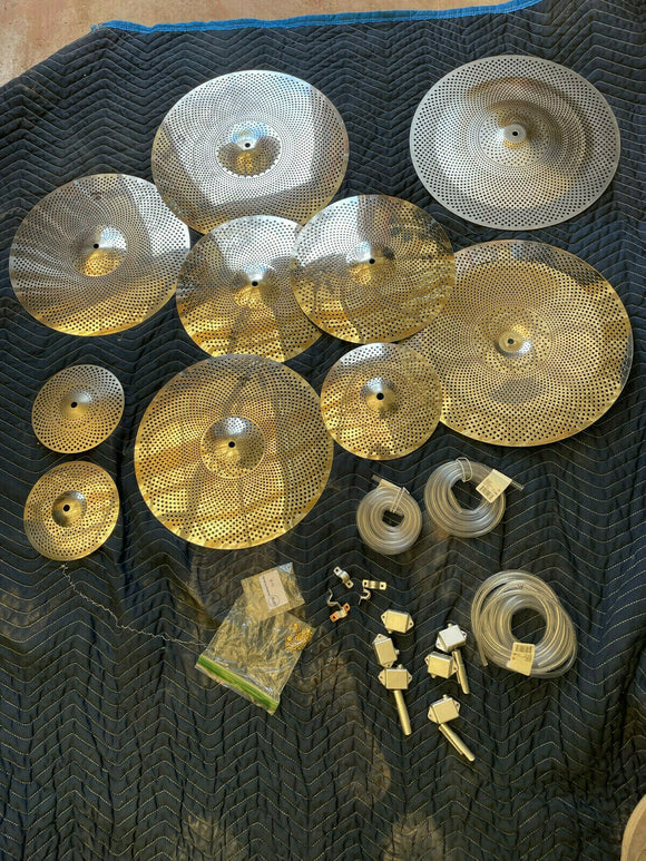 10 PACK Silent Cymbals Package with Electronic Cymbal Triggering kits!!
