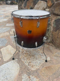 RARE Tama Superstar Sunburst FInish 18 x 16" Floor Tom Drum0