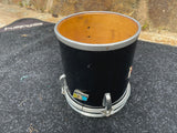 Ludwig Black Cortex 70's 8" Concert Tom for drum set kit - READ