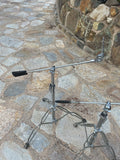 TWO PACK Vintage Tama STILT Boom Cymbal Stand Heavy Duty Double Braced HC74B
