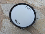 Roland PDA100L-BK V-Drums Acoustic Design Shallow 10-inch Tom Pad - Black0