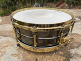 Ludwig 14x5 Black Beauty Snare Drum with Brass Hardware and Tube Lugs (LB416BT)