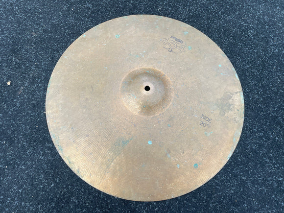 Paiste 20” 404 Ride Early 80s - Aged 2050 grams