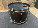 Yamaha Maple Custom 22x16 Bass Drum - Black Maple12