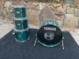 Yamaha Recording Custom 4pc Drum Set kit Aqua - 20" Bass