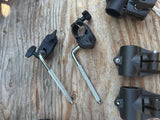 Roland UNBREAKABLE V Drum Rack Clamp Arm Bar Mounts T Clamps 1.5" + snare Arm2