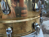 Yamaha Brass 14x7 Snare Drum with Nouveau Lugs SD44706