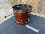 Rare 1980 vintage Tama Superstar 20x14 Bass Drum Super Mahogany10