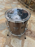 Pearl export smokey chrome floor tom 16x161