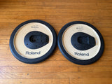 TWO PACK Roland CY-14  DRUM CRASH Black Cymbal Trigger CY14C3