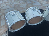Tama Granstar Double Bass White Drum Set Kit 22,22,12,13,16