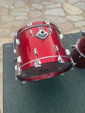 Tama SUPERSTAR Candy Apple Red POWER 8pc Concert Tom Drum Set kit!!22