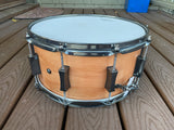 Pork Pie Oak / Maple 14 x 6.5 Snare Drum  - Excellent