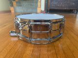 Vintage Ludwig 1968 14x5 Super Sensitive Snare Drum with original wires12