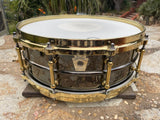 Ludwig 14x5 Black Beauty Snare Drum with Brass Hardware and Tube Lugs (LB416BT)