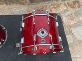 VIntage Tama Superstar Cherry Wine 5pc Drum Set kit 22,10,12,13,16