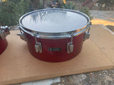 Tama Superstar Birch Cutdown 13" + 14" Timbales Pair - Candy Apple Red3