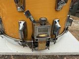 Rare Vintage Tama Superstar 14x8 Split Lug Mastercraft Snare Drum - Maple wood8