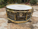 Ludwig 14x5 Black Beauty Snare Drum with Brass Hardware and Tube Lugs (LB416BT)