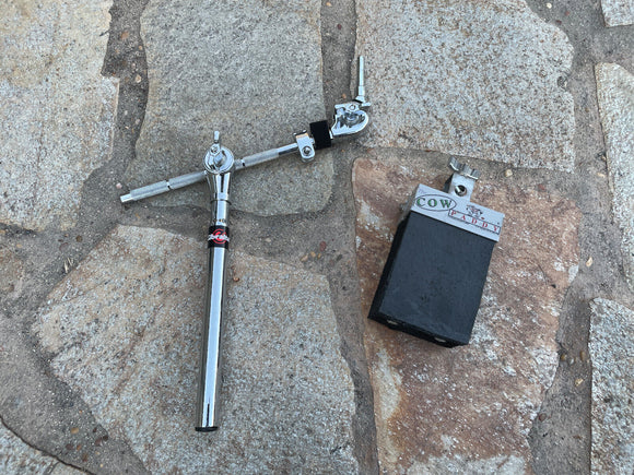 COW PADDY Electronic Drum Cowbell w/ Gibraltar Cymbal Arm Top