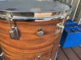 Rogers 18x16 tom tom Early 70’s Swivomatic Fullerton - Koa