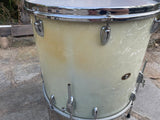 Vintage Slingerland 60's WMP White Marine Pearl 20x18 floor tom!! RARE