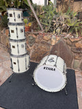 RARE Tama Artstar 1 Birds Eye Maple WHITE 5pc Drum Set kit!!1