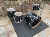 DW Collectors Black Velvet 4 pc Drum Set kit 24x18, 12x9, 14x14, 16x16