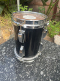 Vintage Ludwig 6 x 9 (6" Diameter) 70's Tom Drum Rewrapped - Black