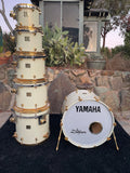 Yamaha Maple Custom 6pc Drum Set Kit with  24x18 KICK DRUM!!