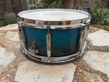 Pearl Session Custom Maple 6.5 x 14 Snare Drum Blue Fade9