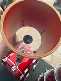 Tama SUPERSTAR Candy Apple Red POWER 8pc Concert Tom Drum Set kit!!14