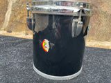 Ludwig Black Cortex 70's 8" Concert Tom for drum set kit - READ