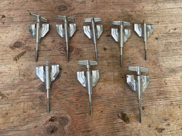 8x Pack Vintage Tama Superstar Imperialstar Bass Drum Tension Rods and Claws