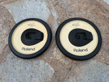 TWO PACK Roland CY-14  DRUM CRASH Black Cymbal Trigger CY14C4