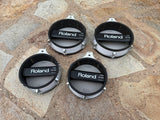 TWO Roland PD-120 WHITE and TWO pd-100" 10" Mesh Head V Drum PD1209