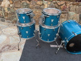 OCDP Newport Series Blue Sparkle 5pc Drum Set !!9