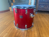 Tama Superstar Candy Apple Red CAR 15 x 14 Tom Drum 80's12