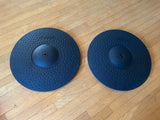 TWO PACK Alesis Strike Pro 14" Dual Trigger Crash Cymbal Electronic Pads0