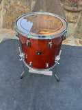 Tama Superstar Mahogany 16 x 16 Floor Tom Drum 80's1