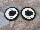 TWO PACK Roland CY-14  DRUM CRASH Black Cymbal Trigger CY14C5