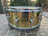 Ddrum Modern Tone 6.5x14 Brass Snare Drum - USED BY CATTLE DECAP!! READ DESCRIP