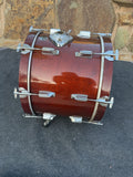 Rare 1980's vintage Tama Superstar 20x14 Bass Drum Super Mahogany8