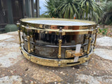 Ludwig 14x5 Black Beauty Snare Drum with Brass Hardware and Tube Lugs (LB416BT)