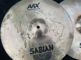 Sabian 14" AAX Stage Hi-Hat Cymbals hat hihat Pair