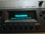Wot Tech replacement OLED lcd for Roland td-20 td-12 drum modules6