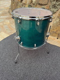 Tama Superstar Classic Aqua 16x14 Floor Tom Drum - Maple Shell2